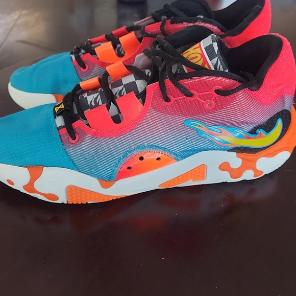 Nike PG 6 Hot Wheels Blue Paul George Basketball Shoes DH8446-400 Mens Size 11.5 - Picture 7 of 13